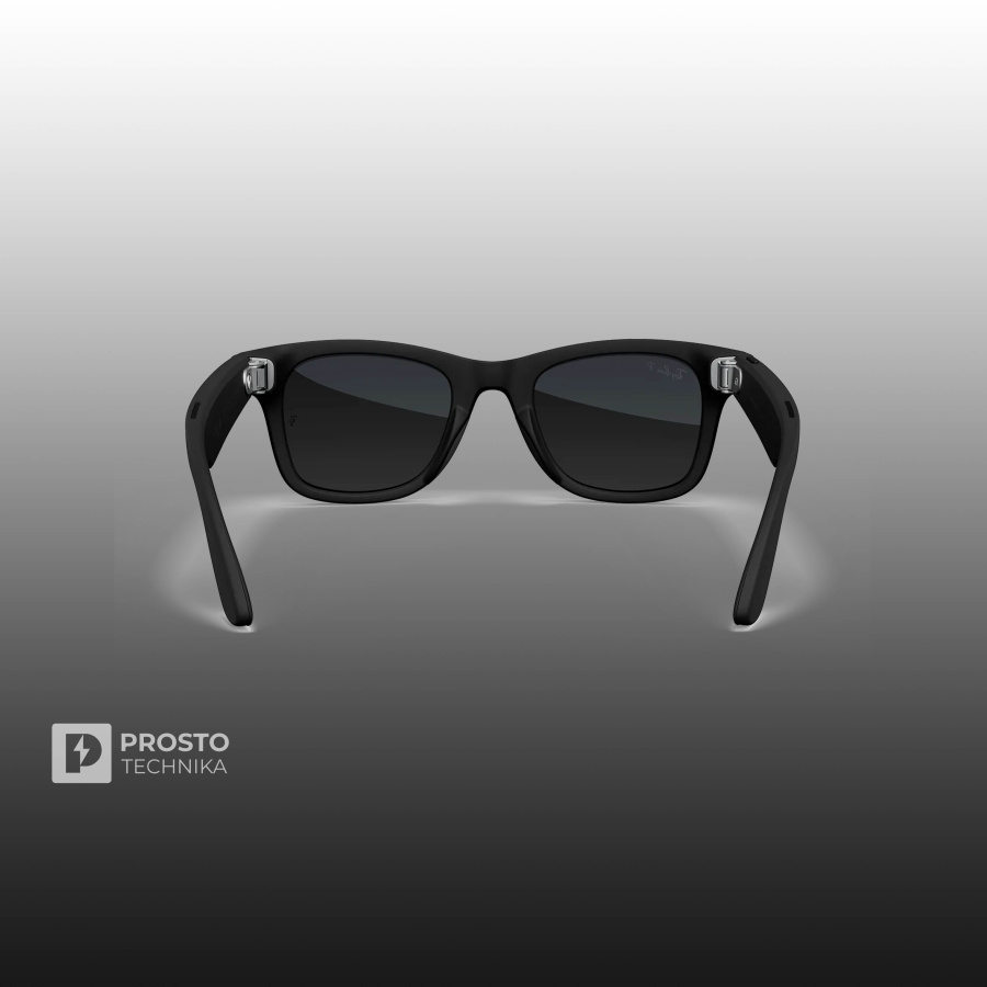 Ray-Ban Wayfarer (Gen 2) Матовый Чёрный с Градиентно-Графитовыми Линзами (Matte Black / Polar Gradient Graphite)